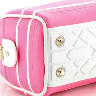 Christian Dior Vibe Zip Bowling Bag Leather Micro