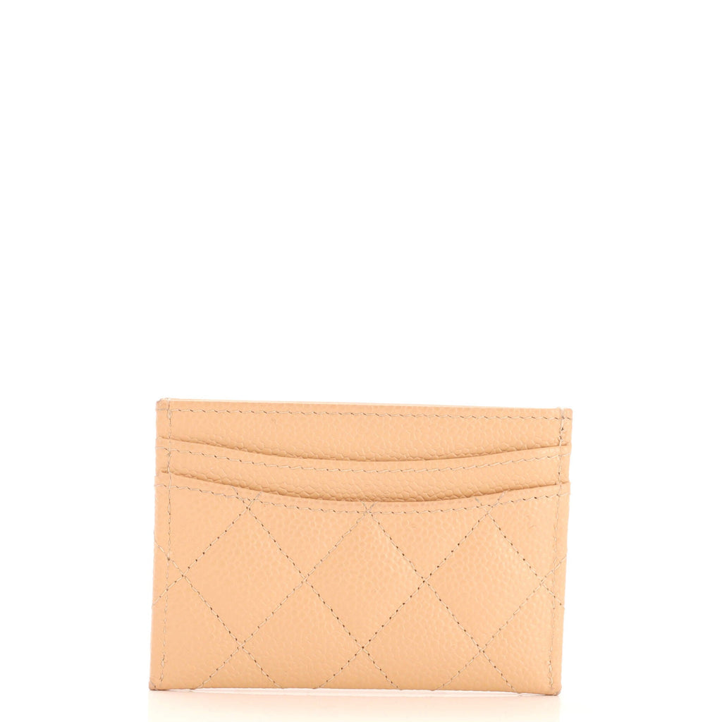 Chanel Classic Card Holder Quilted Caviar