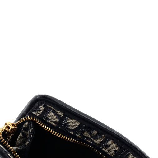 Christian Dior 30 Montaigne Zip Pouch Oblique Canvas Medium