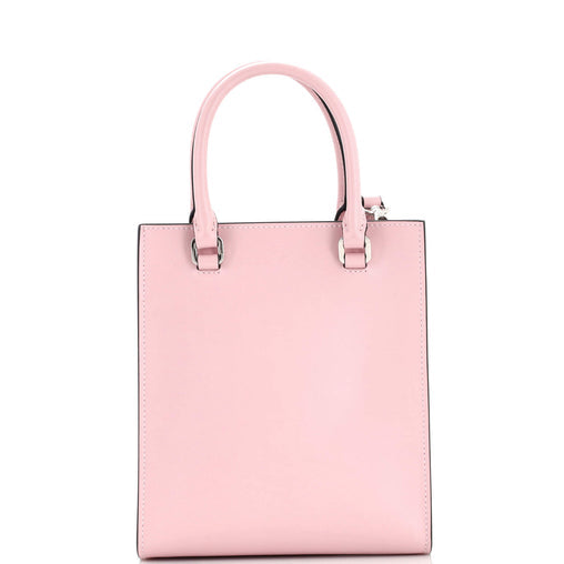 Prada Logo Drill Tote Leather Mini