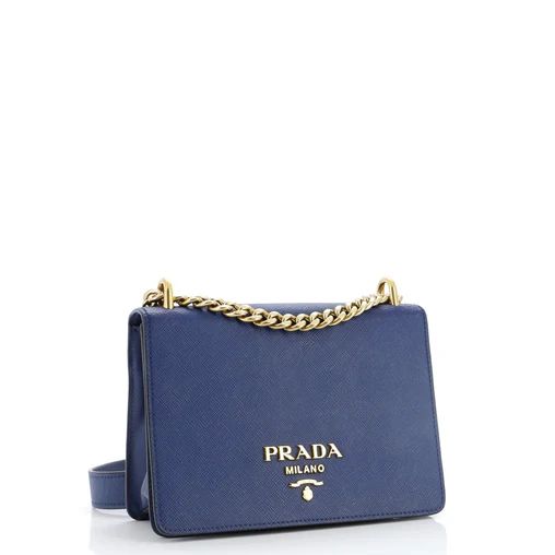 Prada Chain Flap Bag Saffiano Leather Small