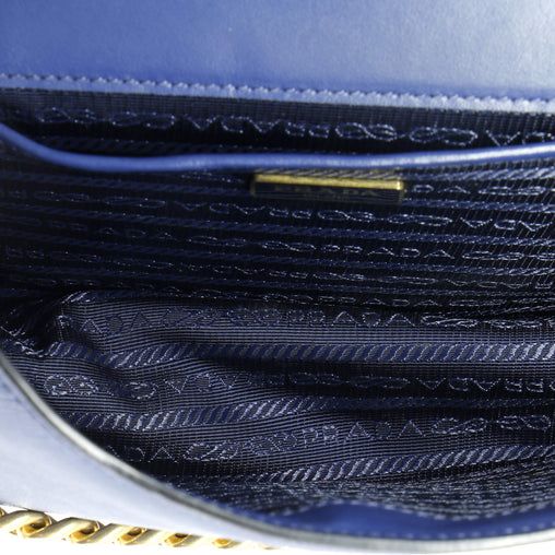 Prada Chain Flap Bag Saffiano Leather Small