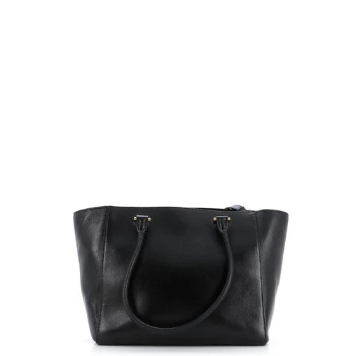 Prada Front Pocket Convertible Tote Glace Calf Small