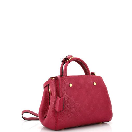 Louis Vuitton Montaigne Handbag Monogram Empreinte Leather BB