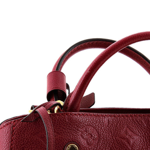 Louis Vuitton Montaigne Handbag Monogram Empreinte Leather BB