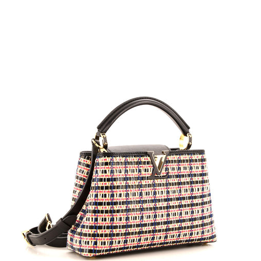 Louis Vuitton Capucines Bag Woven Raffia and Leather BB