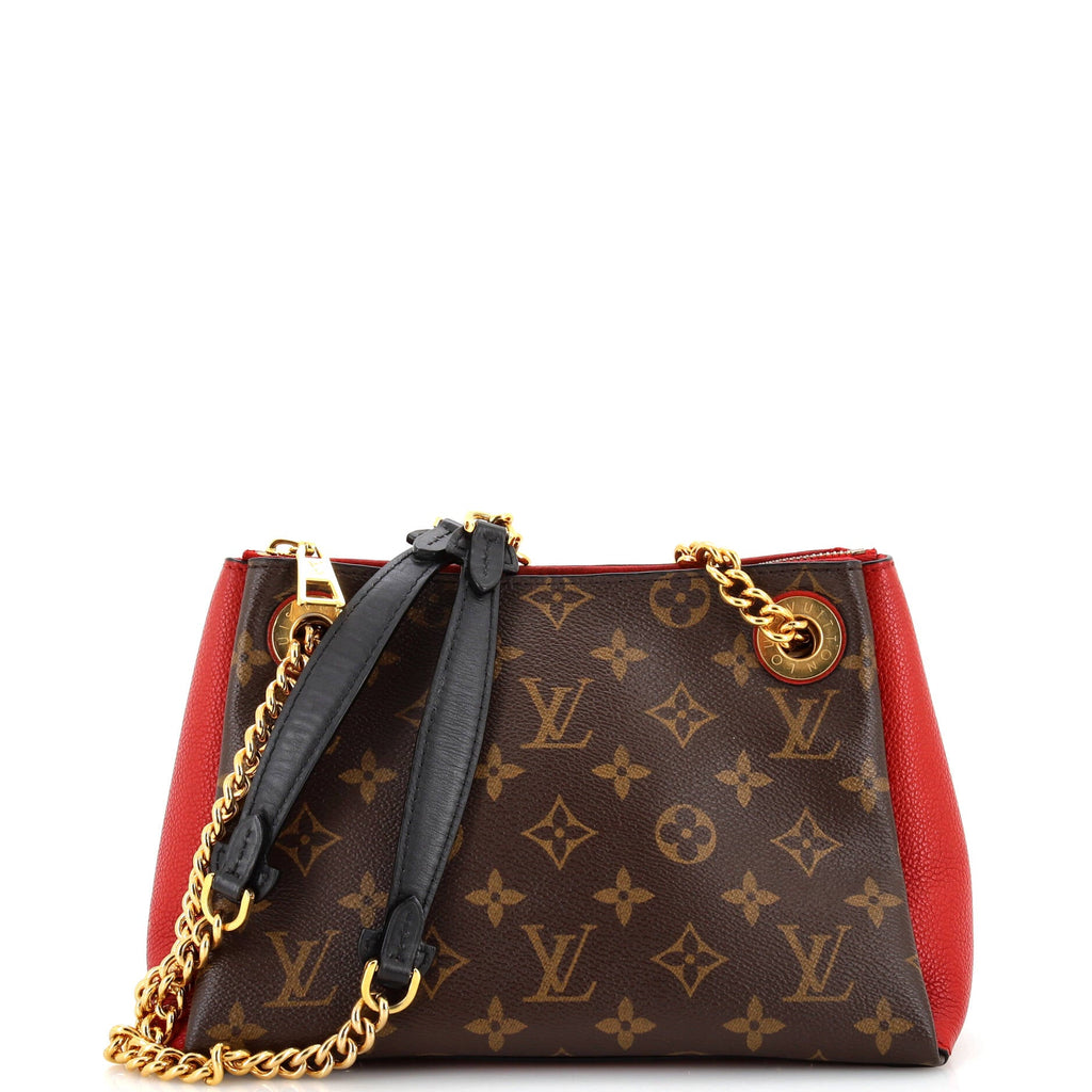 Louis Vuitton Surene Handbag Monogram Canvas with Leather BB