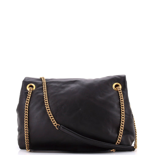 Dolce & Gabbana Devotion Soft Flap Shoulder Bag Leather Large