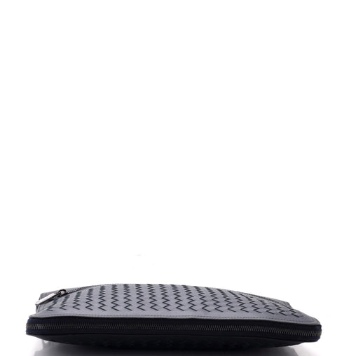 Bottega Veneta Slim Zip Around Briefcase Intrecciato Nappa