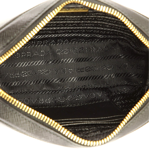 Prada Monochrome Camera Bag Saffiano Leather Small