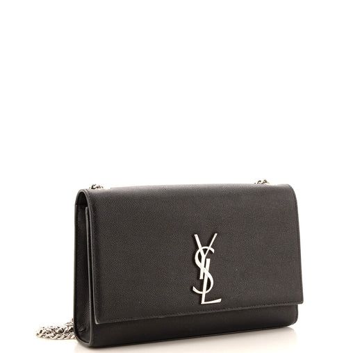 Saint Laurent Classic Monogram Crossbody Bag Grainy Leather Medium