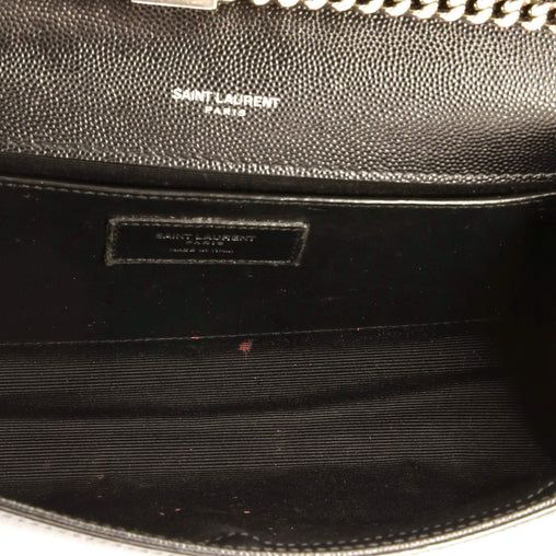 Saint Laurent Classic Monogram Crossbody Bag Grainy Leather Medium
