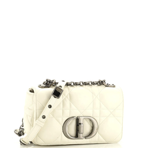 Christian Dior Caro Bag Macrocannage Quilt Calfskin Medium