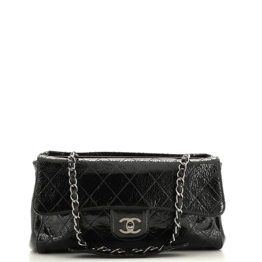 Chanel Ritz Flap Bag Quilted Patent Small
