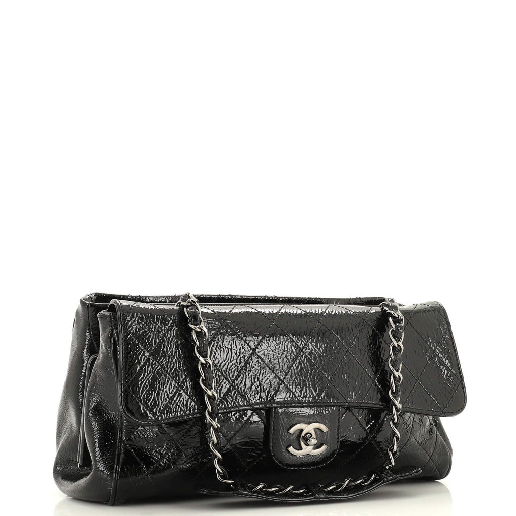 Chanel Ritz Flap Bag Quilted Patent Small