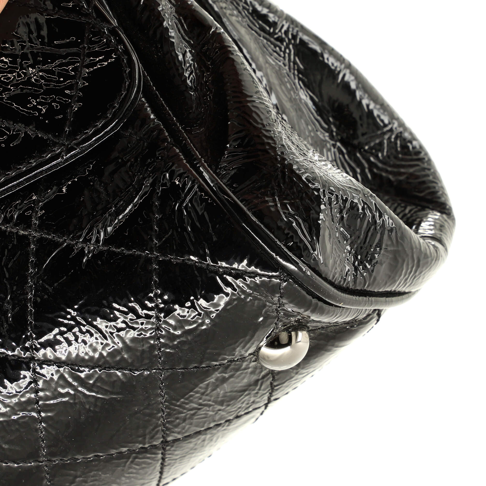 Chanel Ritz Flap Bag Quilted Patent Small