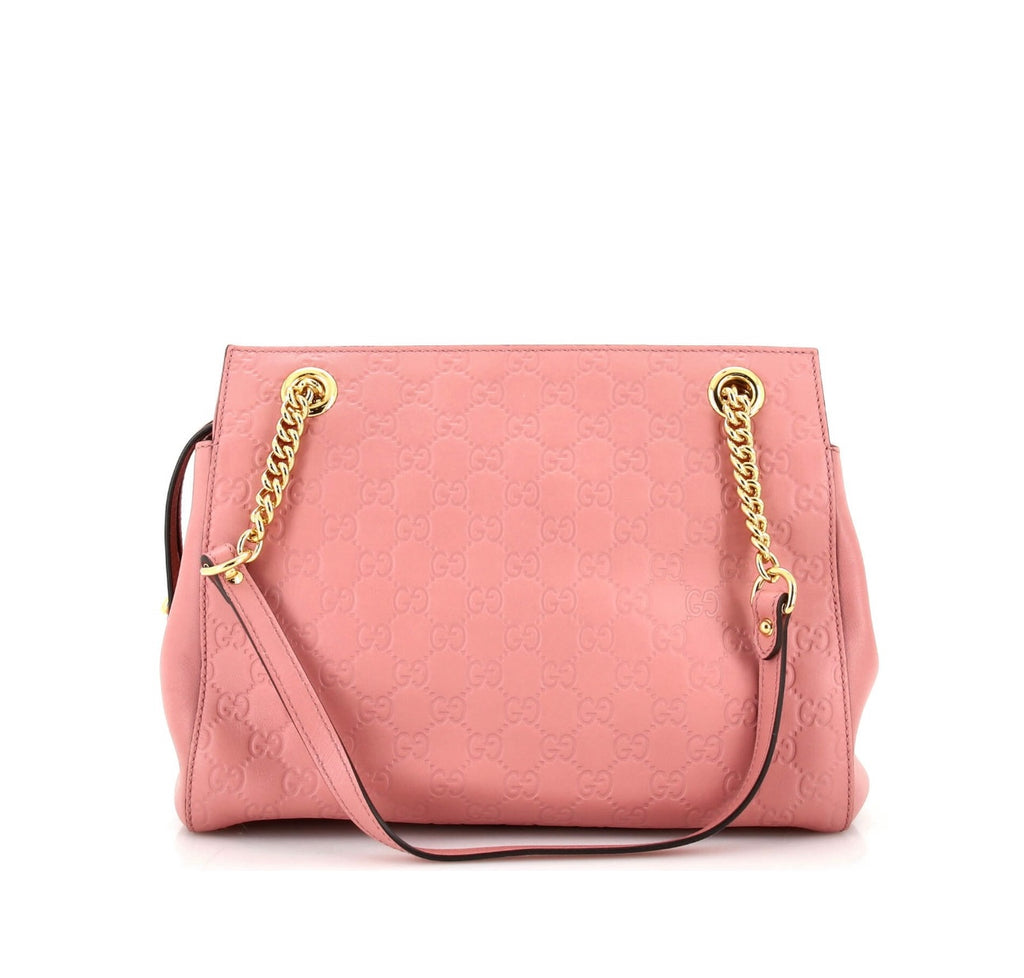 Gucci Soft Signature Shoulder Bag Guccissima Leather Medium