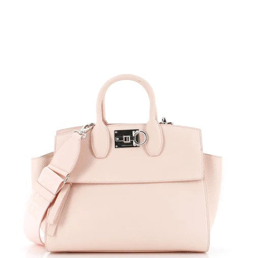 Salvatore Ferragamo Studio Satchel Leather Small