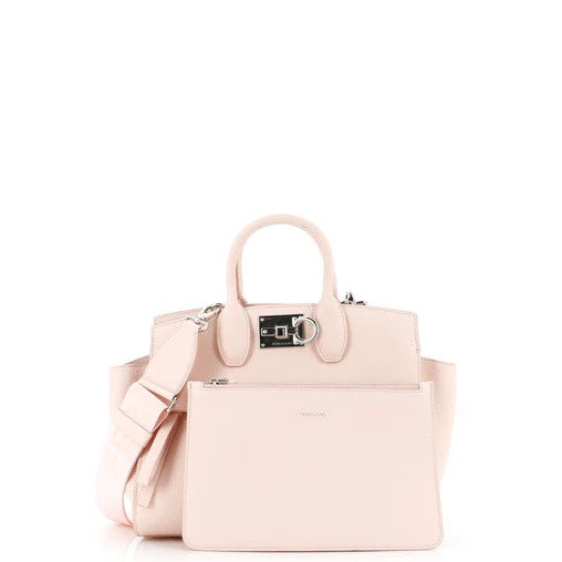 Salvatore Ferragamo Studio Satchel Leather Small