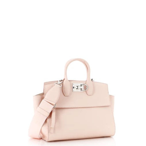 Salvatore Ferragamo Studio Satchel Leather Small