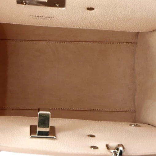 Salvatore Ferragamo Studio Satchel Leather Small