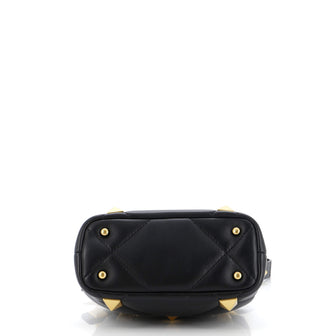Valentino Garavani Roman Stud Top Handle Bag Quilted Leather Mini