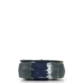 Christian Dior Caro Bag Cannage Quilt Tie Dye Denim Small