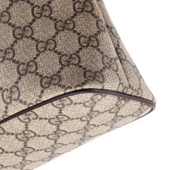 Gucci Convertible Zip Tote GG Coated Canvas Small