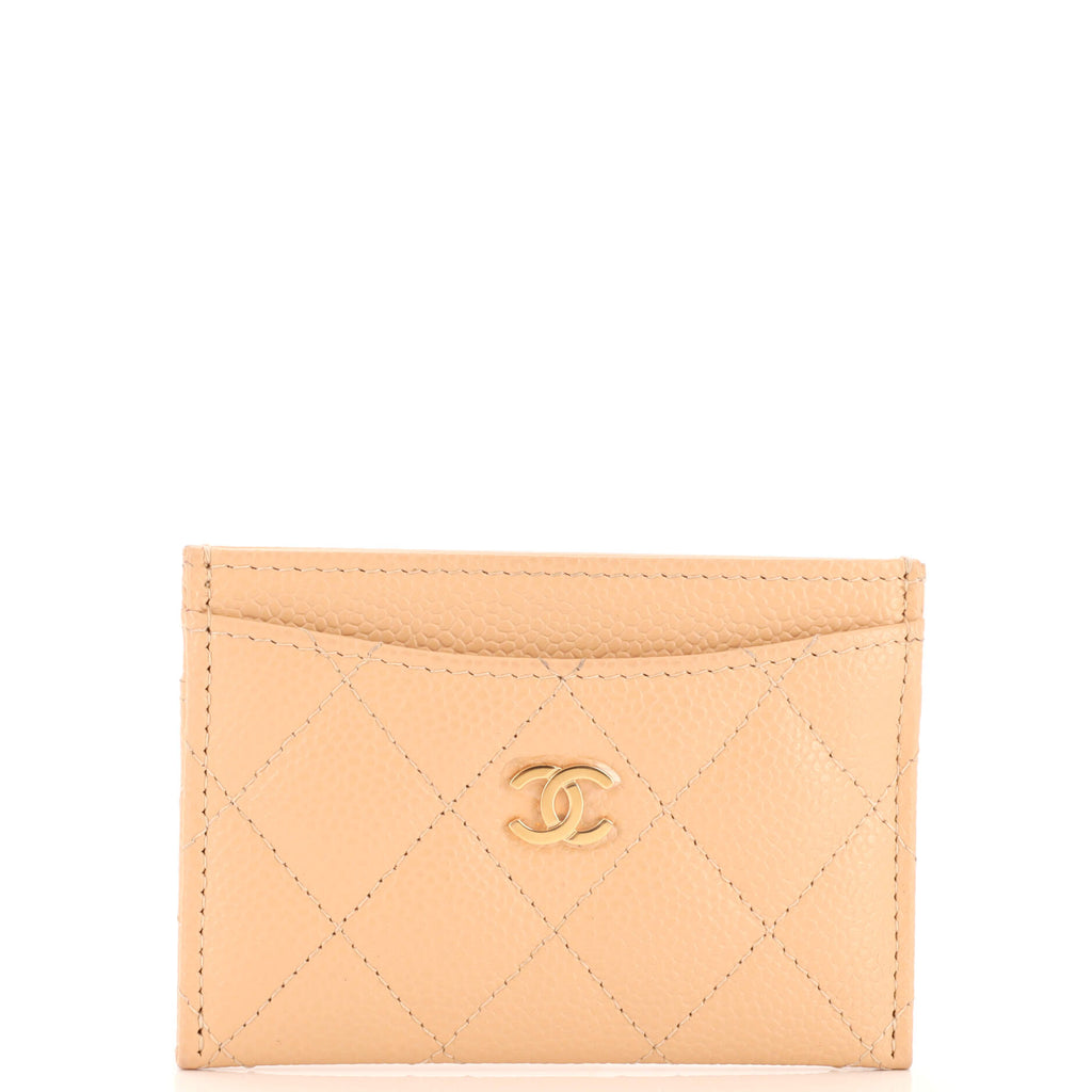 Chanel Classic Card Holder Quilted Caviar