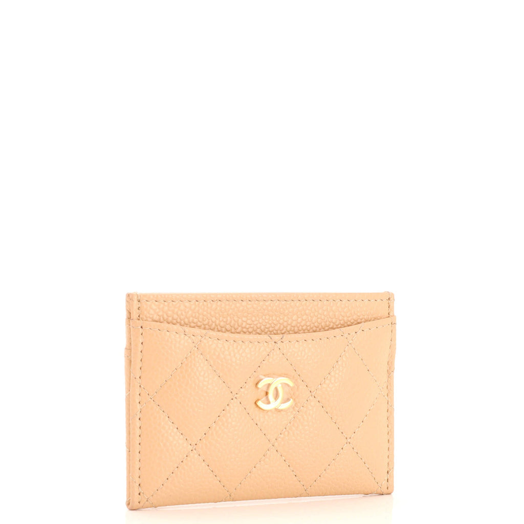 Chanel Classic Card Holder Quilted Caviar