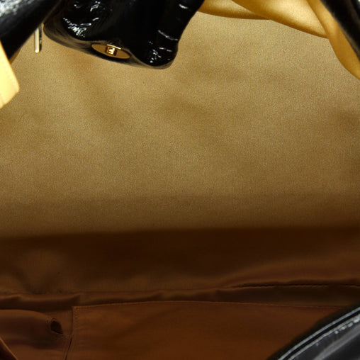 Chanel Rodeo Drive Accordion Flap Bag Patent Vinyl Medium