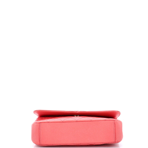 Chanel Filigree Flap Bag Quilted Caviar Small