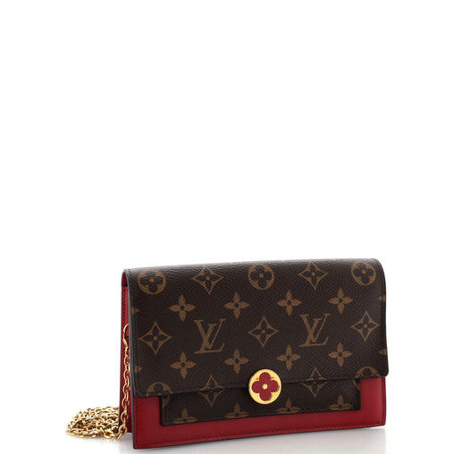 Louis Vuitton Flore Chain Wallet Monogram Canvas