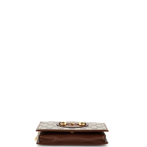 Gucci Horsebit 1955 Chain Wallet GG Coated Canvas