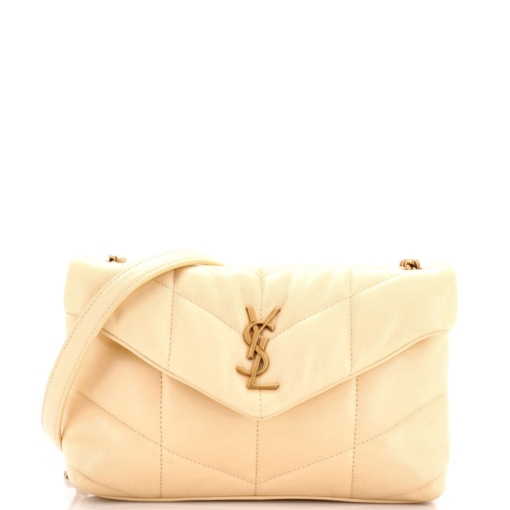 Saint Laurent Loulou Puffer Shoulder Bag Quilted Leather Mini