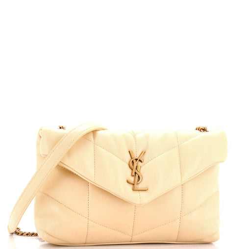 Saint Laurent Loulou Puffer Shoulder Bag Quilted Leather Mini