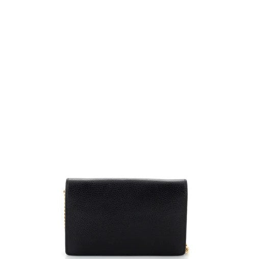 Gucci Petite GG Marmont Chain Wallet Leather Mini