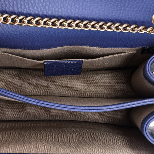 Gucci Interlocking Shoulder Bag Leather Small