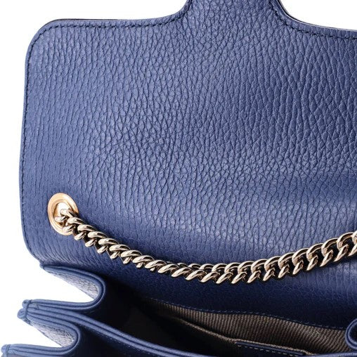 Gucci Interlocking Shoulder Bag Leather Small