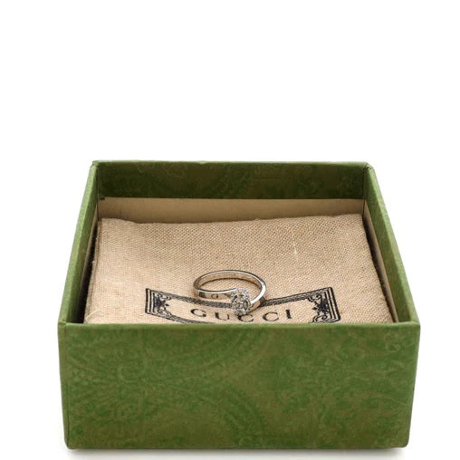 Gucci GG Running Ring 18K White Gold with Diamonds 7mm Get 15% off with code HEADSTART at checkout.