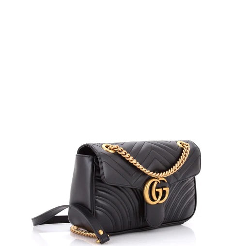 Gucci GG Marmont Flap Bag Matelasse Leather Small