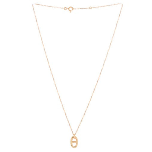 Hermes Farandole Pendant Necklace 18K Rose Gold Small