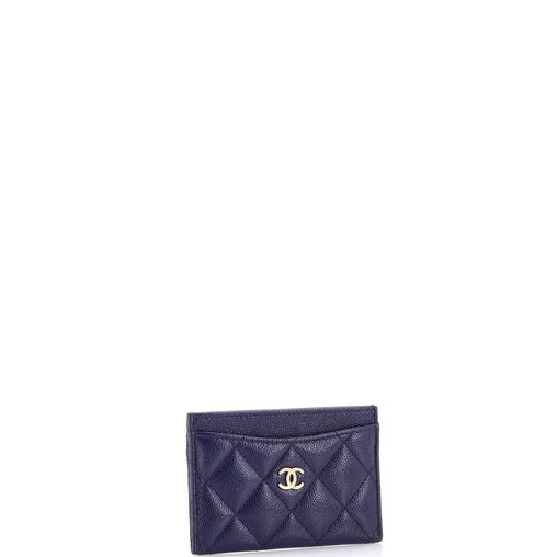 Chanel Classic Card Holder Quilted Caviar
