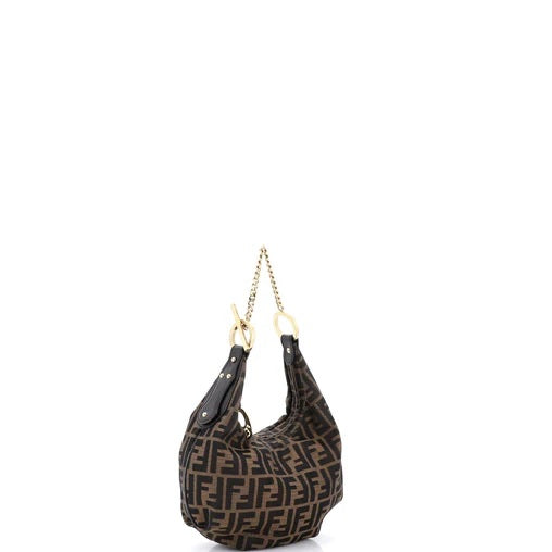 Fendi Chef Chain Hobo Zucca Canvas Mini