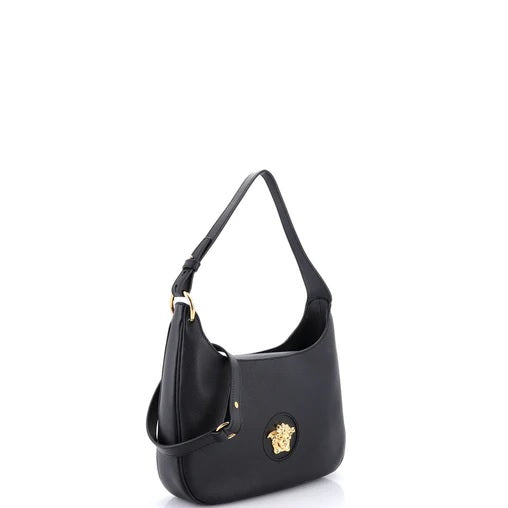 Versace La Medusa Hobo Leather Medium