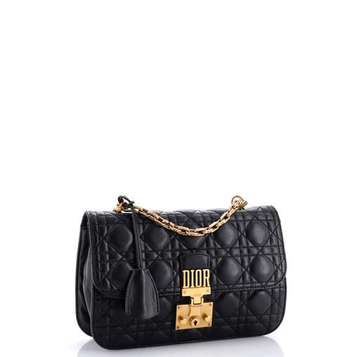 Christian Dior Dioraddict Flap Bag Cannage Quilt Lambskin Medium