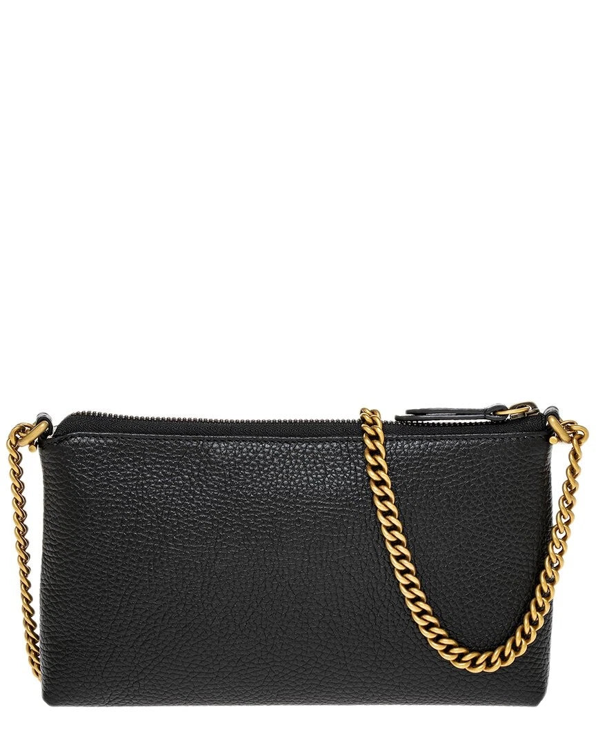 New Gucci Gg Marmont Leather Crossbody Women's Black