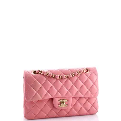 Chanel Classic Double Flap Bag Quilted Lambskin Small
