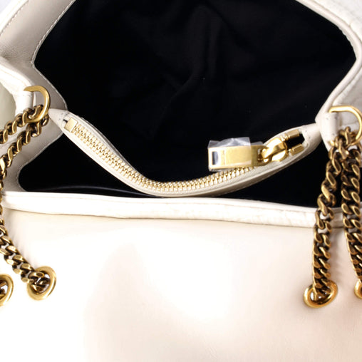 Saint Laurent Loulou Shoulder Bag Matelasse Chevron Fabric Small