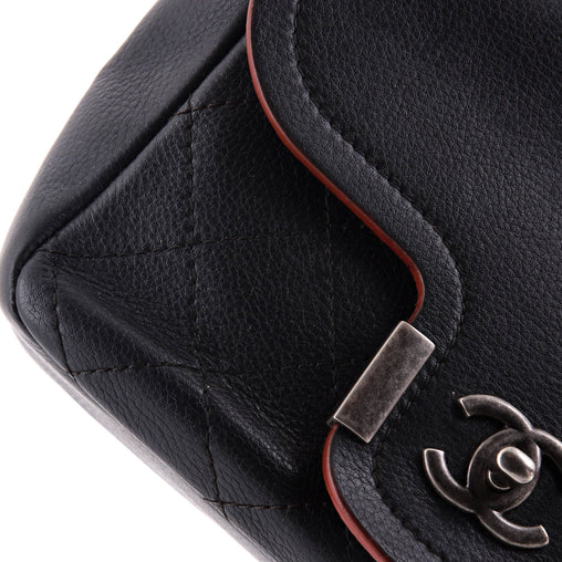 Chanel Archi Chic Flap Bag Quilted Grained Calfskin Small